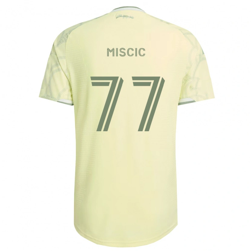 Danxen Niño Camiseta Selmir Miscic #77 Beige Blanco 2ª Equipación 2026/27 La Camisa México