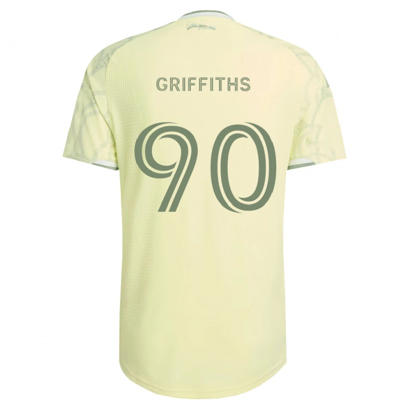 Danxen Niño Camiseta Reo Griffiths #90 Beige Blanco 2ª Equipación 2026/27 La Camisa México