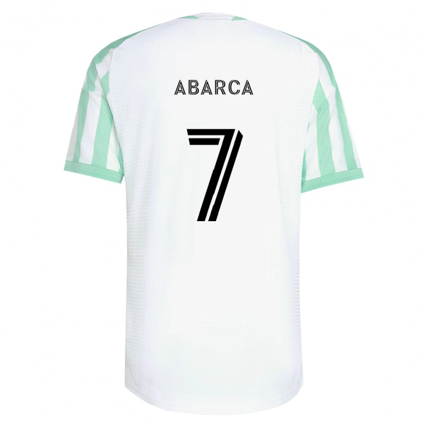 Danxen Niño Camiseta Diego Abarca #7 Verde Claro Negro Blanco 2ª Equipación 2026/27 La Camisa México
