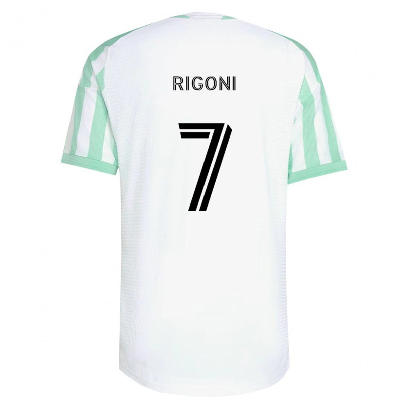 Danxen Niño Camiseta Emiliano Rigoni #7 Verde Claro Negro Blanco 2ª Equipación 2026/27 La Camisa México