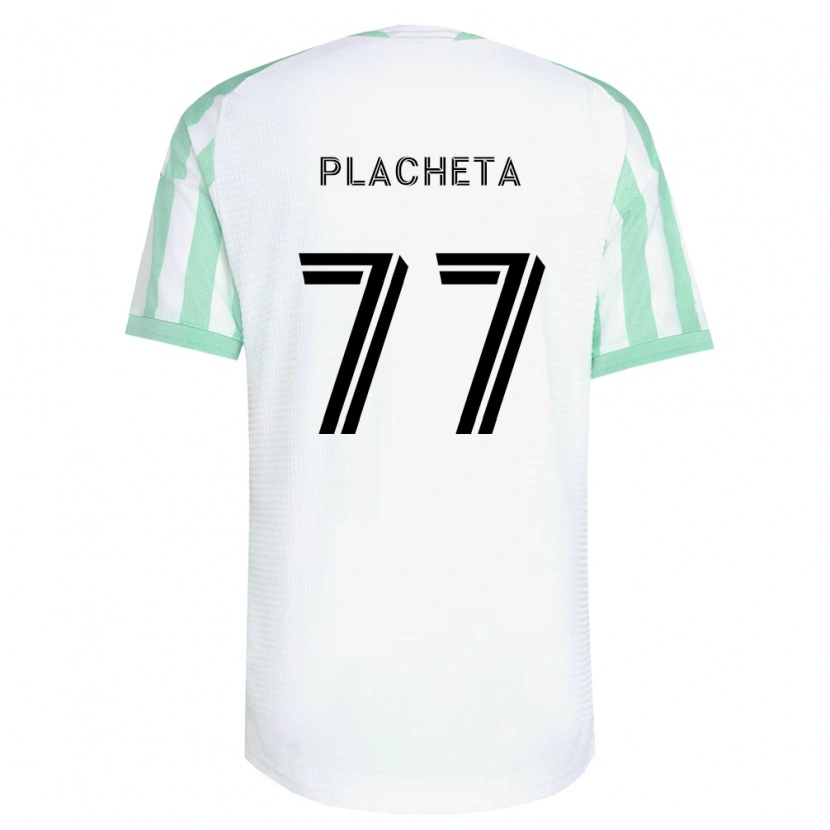 Danxen Niño Camiseta Przemysław Płacheta #77 Verde Claro Negro Blanco 2ª Equipación 2026/27 La Camisa México