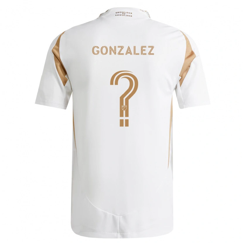 Danxen Niño Camiseta Mario Gonzalez #0 Blanco Marrón 2ª Equipación 2026/27 La Camisa México