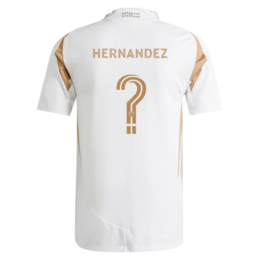 Danxen Niño Camiseta Javier Hernandez #0 Blanco Marrón 2ª Equipación 2026/27 La Camisa México