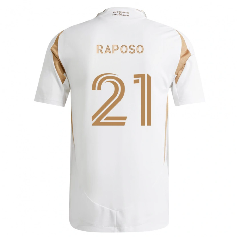 Danxen Niño Camiseta Ryan Raposo #21 Blanco Marrón 2ª Equipación 2026/27 La Camisa México