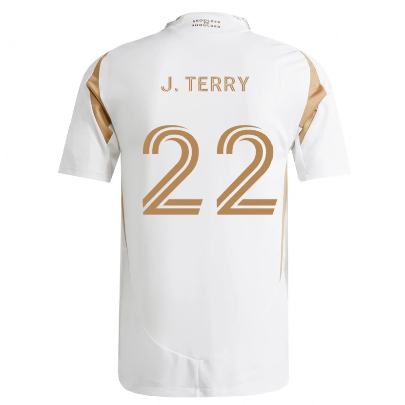 Danxen Niño Camiseta Jude Terry #22 Blanco Marrón 2ª Equipación 2026/27 La Camisa México