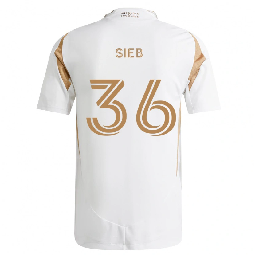 Danxen Niño Camiseta Armindo Sieb #36 Blanco Marrón 2ª Equipación 2026/27 La Camisa México