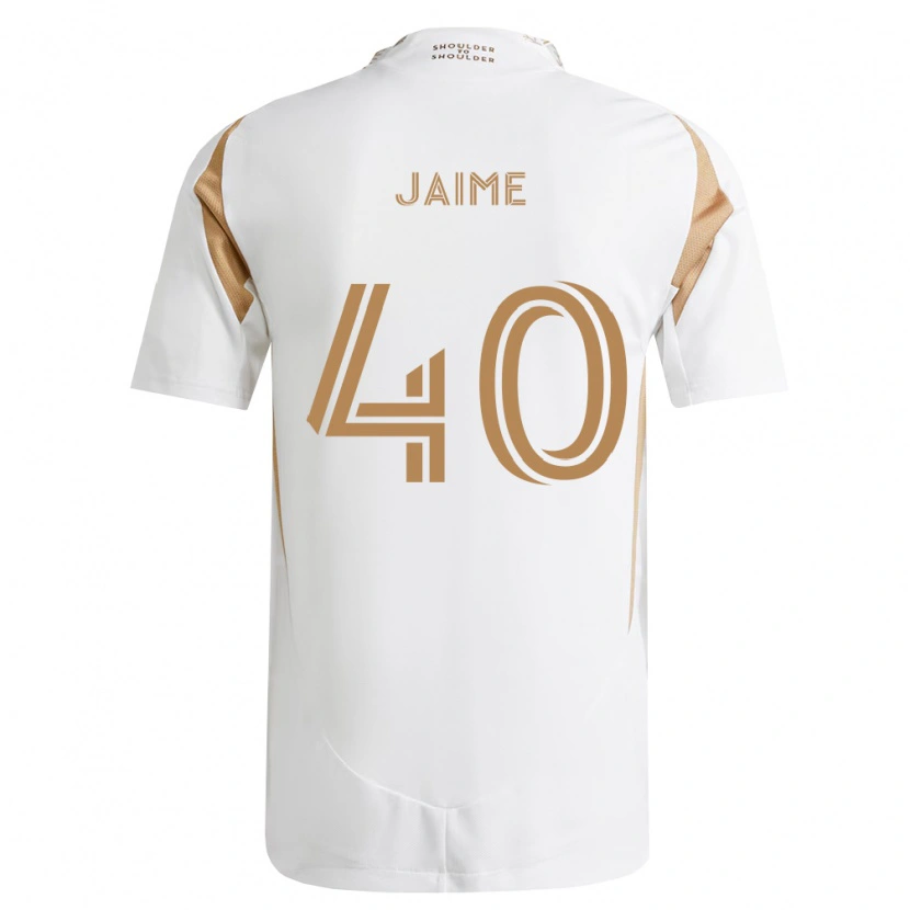 Danxen Niño Camiseta Christopher Jaime #40 Blanco Marrón 2ª Equipación 2026/27 La Camisa México