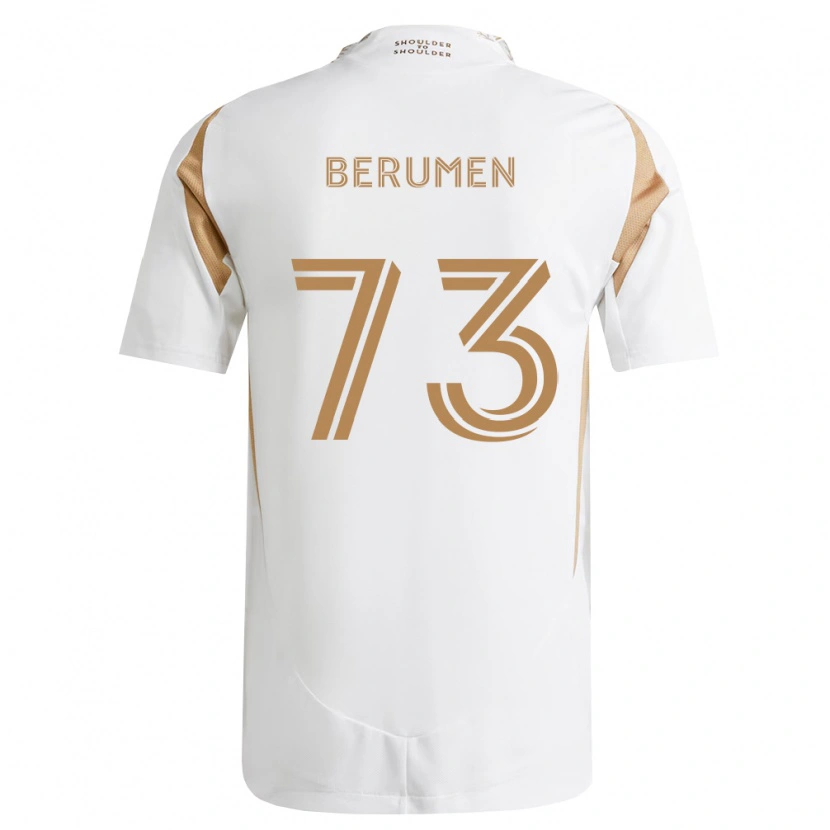 Danxen Niño Camiseta Eddy Berumen #73 Blanco Marrón 2ª Equipación 2026/27 La Camisa México