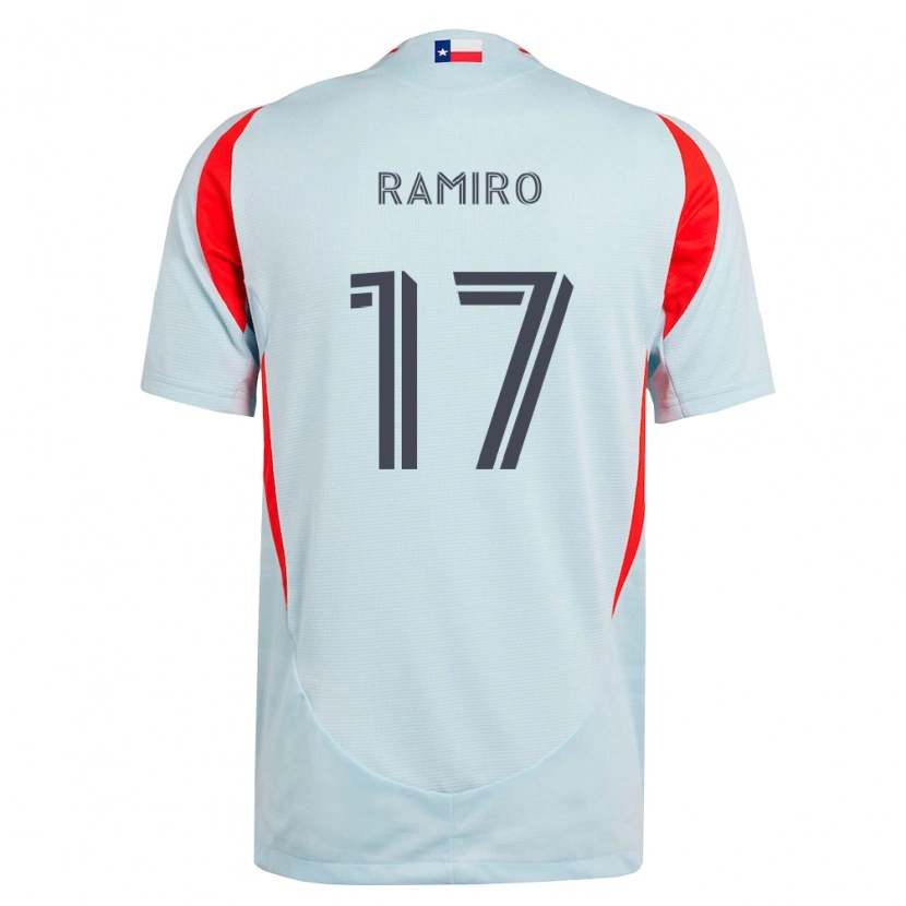 Danxen Niño Camiseta Ramiro Moschen Benetti #17 Gris Oscuro Blanco Rojo 2ª Equipación 2026/27 La Camisa México
