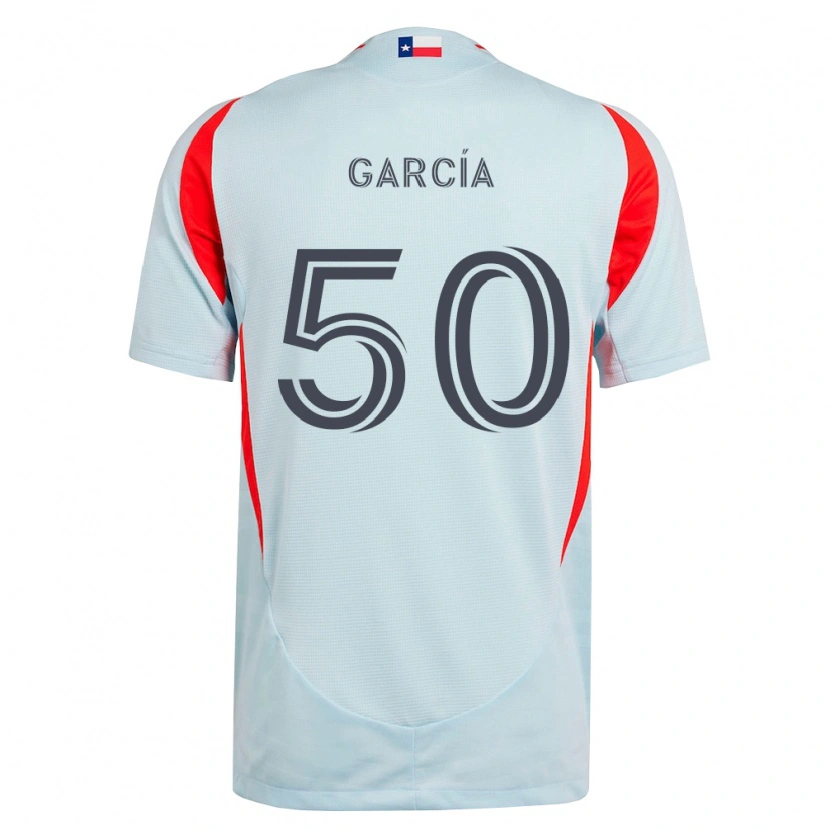 Danxen Niño Camiseta Diego García #50 Gris Oscuro Blanco Rojo 2ª Equipación 2026/27 La Camisa México