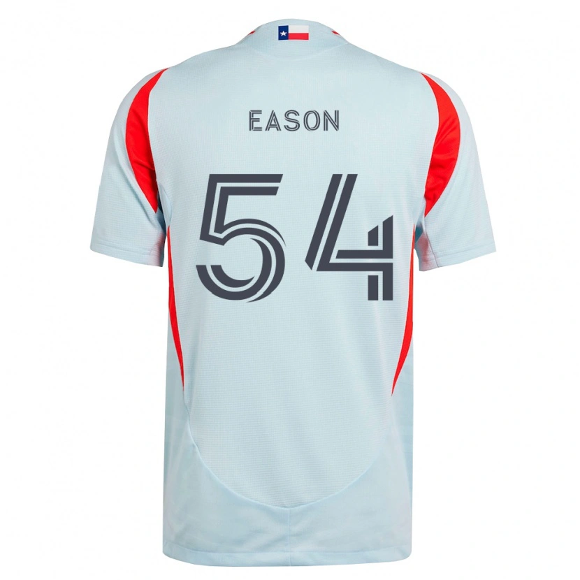 Danxen Niño Camiseta Jordyn Eason #54 Gris Oscuro Blanco Rojo 2ª Equipación 2026/27 La Camisa México