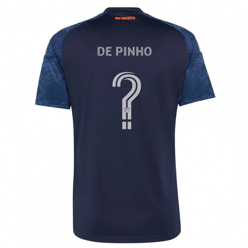 Danxen Niño Camiseta Lucas De Pinho #0 Azul Profundo Blanco 2ª Equipación 2026/27 La Camisa México