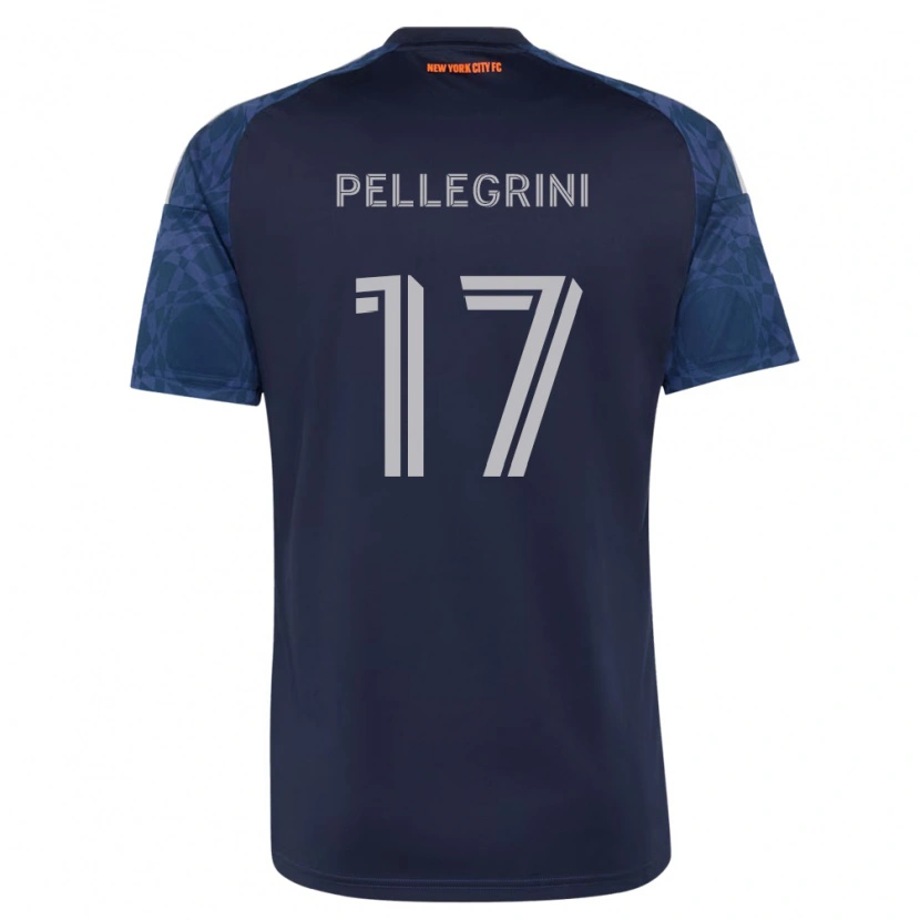 Danxen Niño Camiseta Matías Pellegrini #17 Azul Profundo Blanco 2ª Equipación 2026/27 La Camisa México