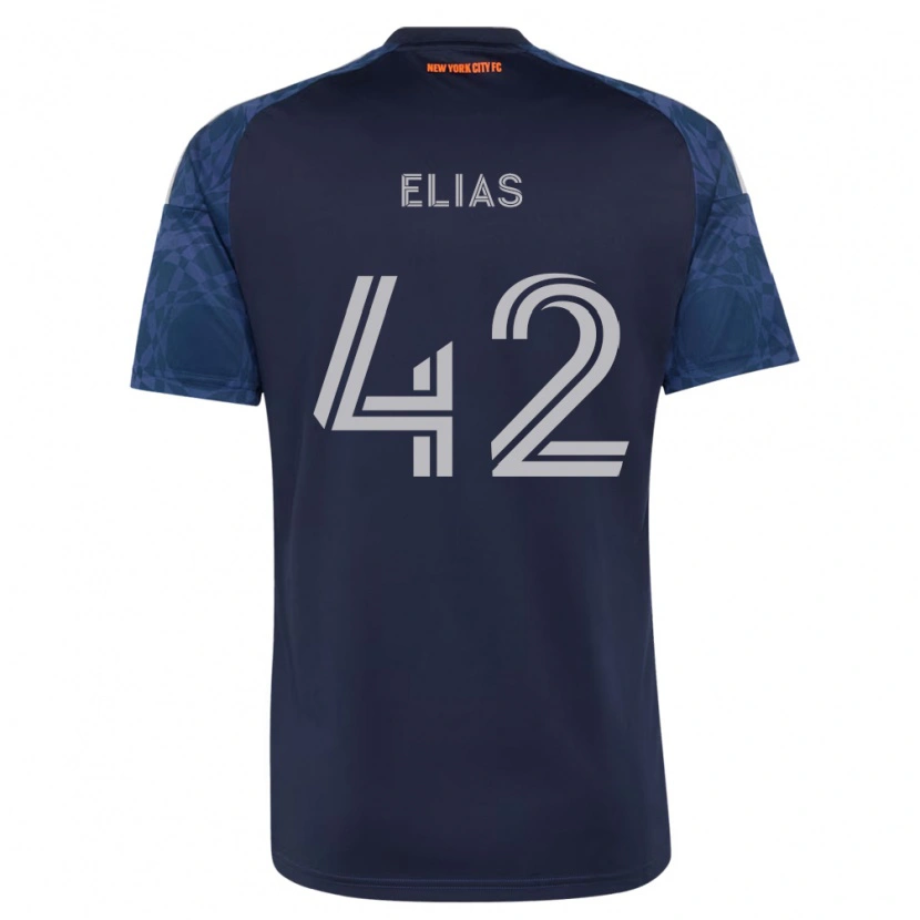 Danxen Niño Camiseta Piero Elias #42 Azul Profundo Blanco 2ª Equipación 2026/27 La Camisa México