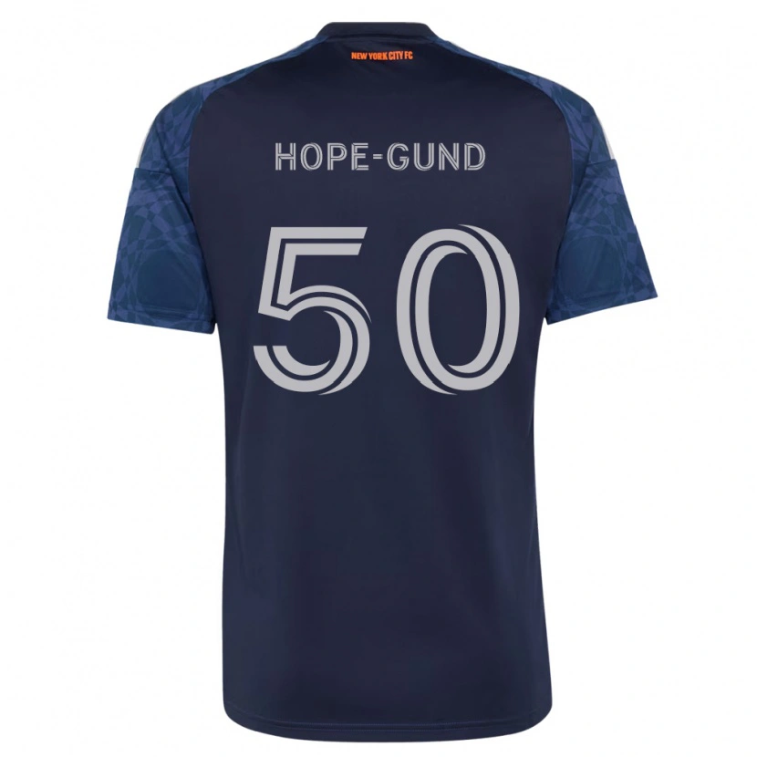 Danxen Niño Camiseta Kofi Hope-Gund #50 Azul Profundo Blanco 2ª Equipación 2026/27 La Camisa México