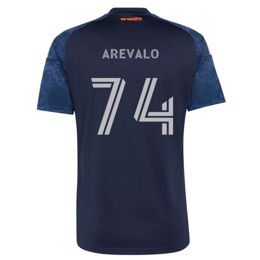 Danxen Niño Camiseta Ronny Arévalo #74 Azul Profundo Blanco 2ª Equipación 2026/27 La Camisa México