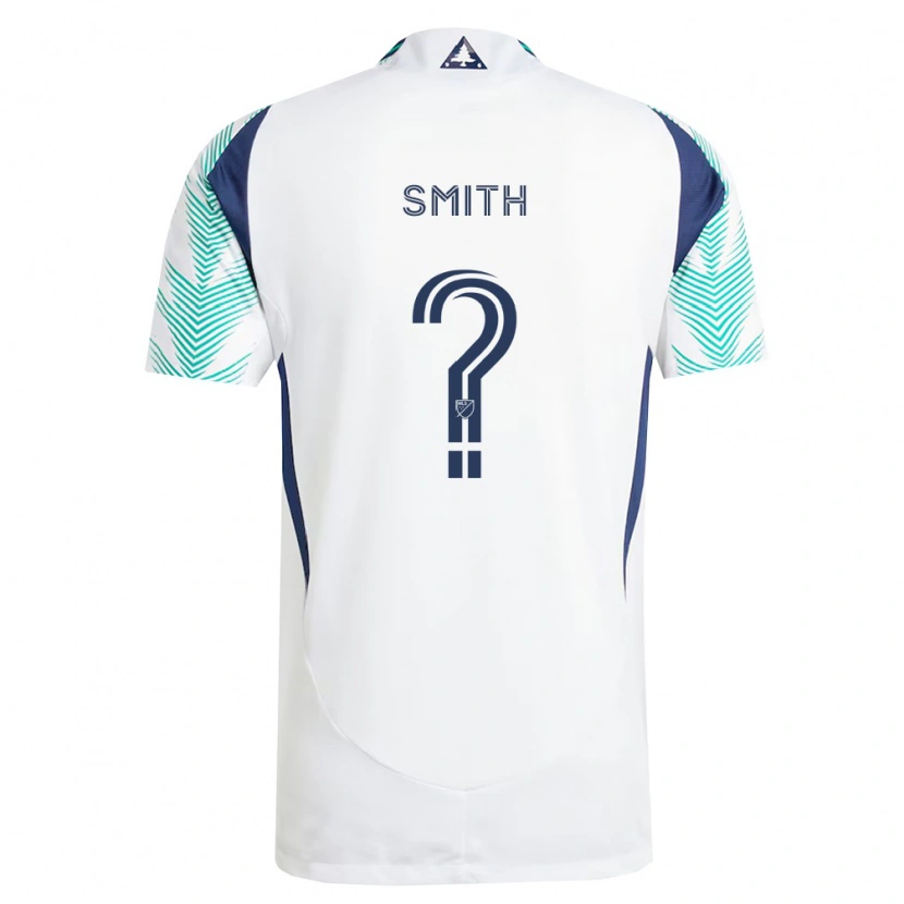 Danxen Niño Camiseta Braedon Smith #0 Blanco Azul Marino Verde Claro 2ª Equipación 2026/27 La Camisa México