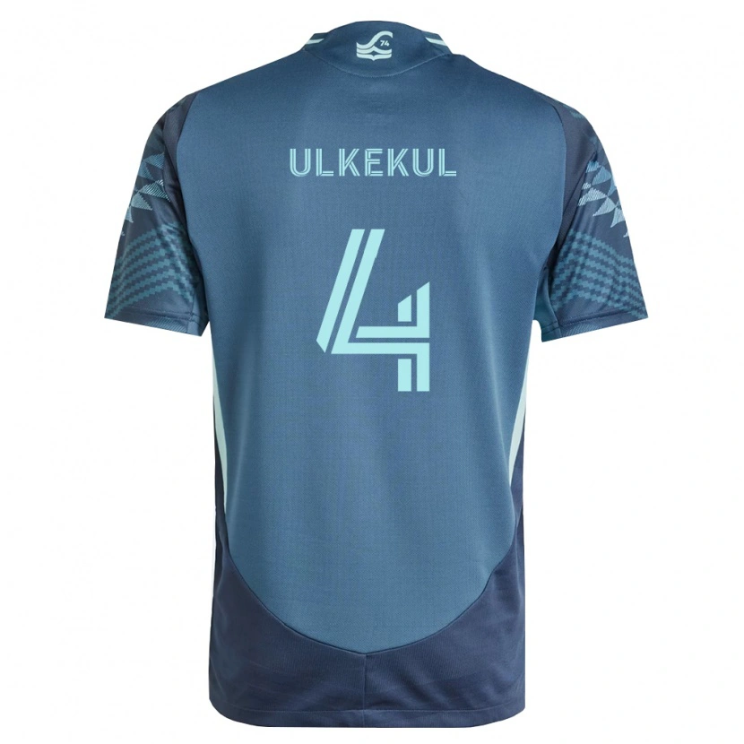 Danxen Niño Camiseta Jodi Ulkekul #4 Azul Marino Verde 2ª Equipación 2026/27 La Camisa México