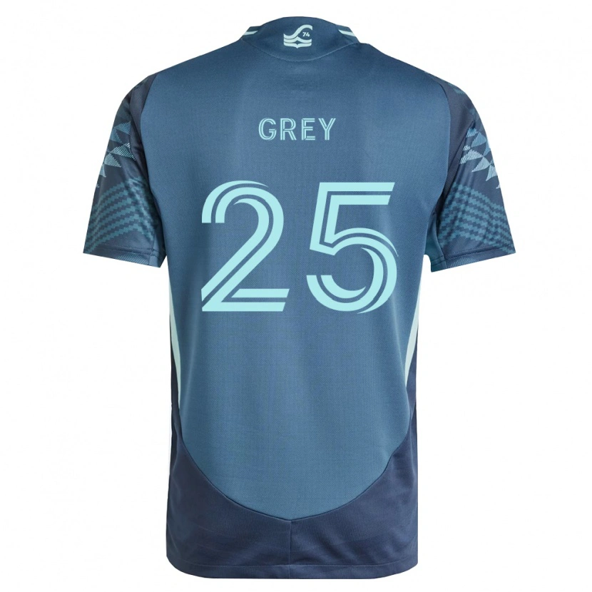 Danxen Niño Camiseta Mireya Grey #25 Azul Marino Verde 2ª Equipación 2026/27 La Camisa México