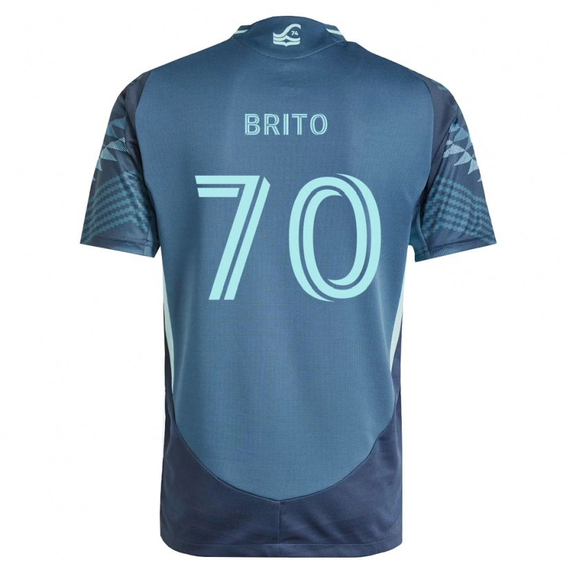 Danxen Niño Camiseta Kelvin-Luis Brito #70 Azul Marino Verde 2ª Equipación 2026/27 La Camisa México