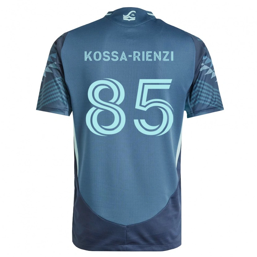 Danxen Niño Camiseta Kalani Kossa-Rienzi #85 Azul Marino Verde 2ª Equipación 2026/27 La Camisa México