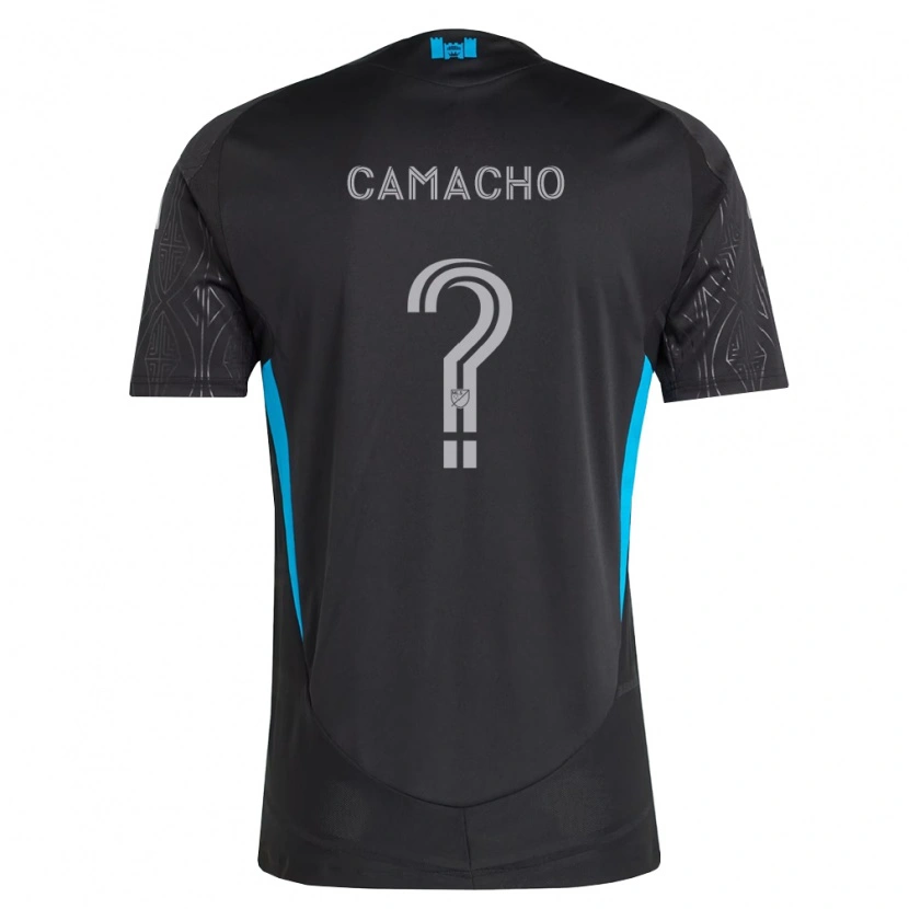 Danxen Niño Camiseta Jaydus Camacho #0 Negro Blanco Azul Cielo 2ª Equipación 2026/27 La Camisa México