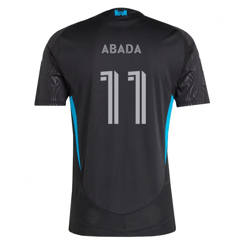 Danxen Niño Camiseta Liel Abada #11 Negro Blanco Azul Cielo 2ª Equipación 2026/27 La Camisa México