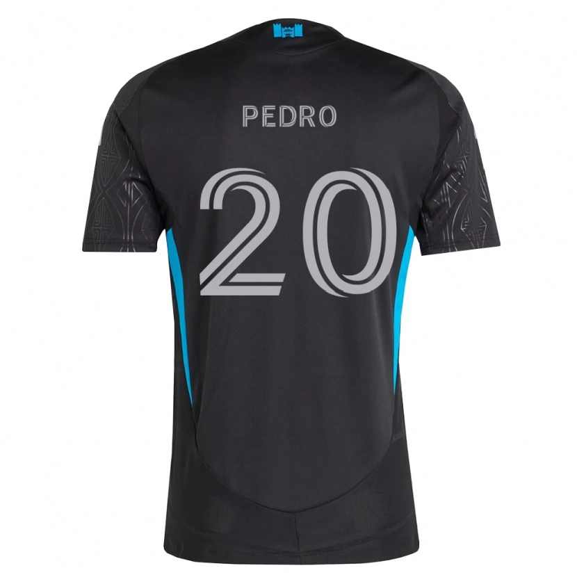 Danxen Niño Camiseta João Pedro #20 Negro Blanco Azul Cielo 2ª Equipación 2026/27 La Camisa México