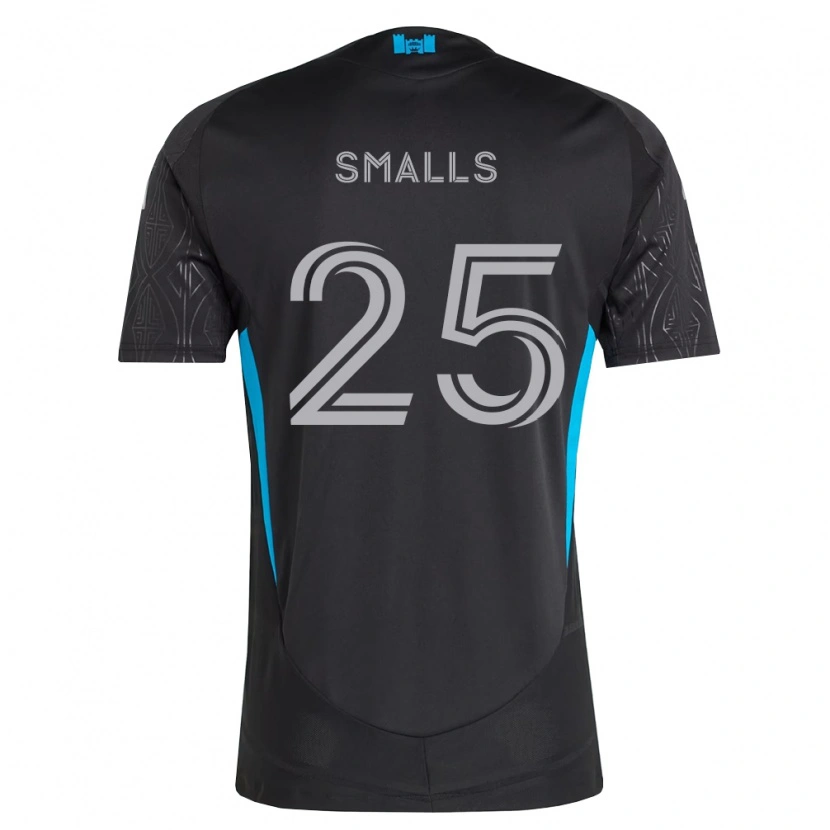 Danxen Niño Camiseta Tyger Smalls #25 Negro Blanco Azul Cielo 2ª Equipación 2026/27 La Camisa México