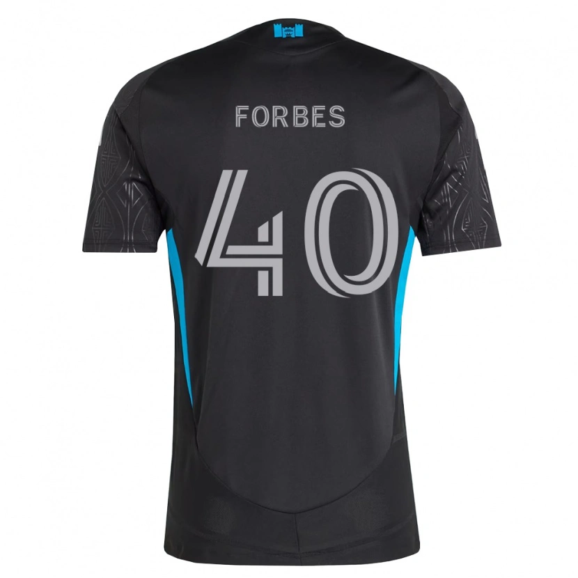 Danxen Niño Camiseta Jahlane Forbes #40 Negro Blanco Azul Cielo 2ª Equipación 2026/27 La Camisa México