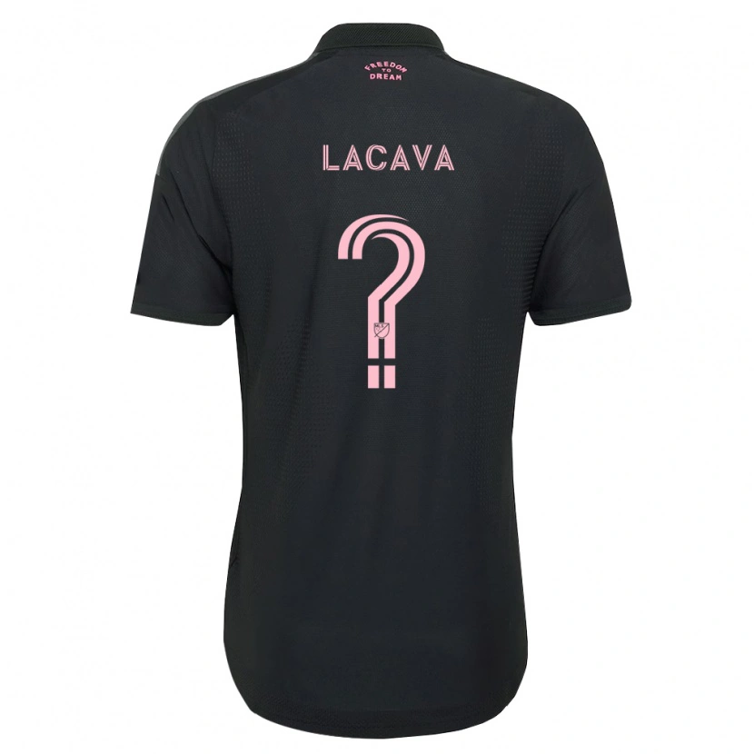 Danxen Niño Camiseta Jake Lacava #0 Rosa Negro Blanco 2ª Equipación 2026/27 La Camisa México