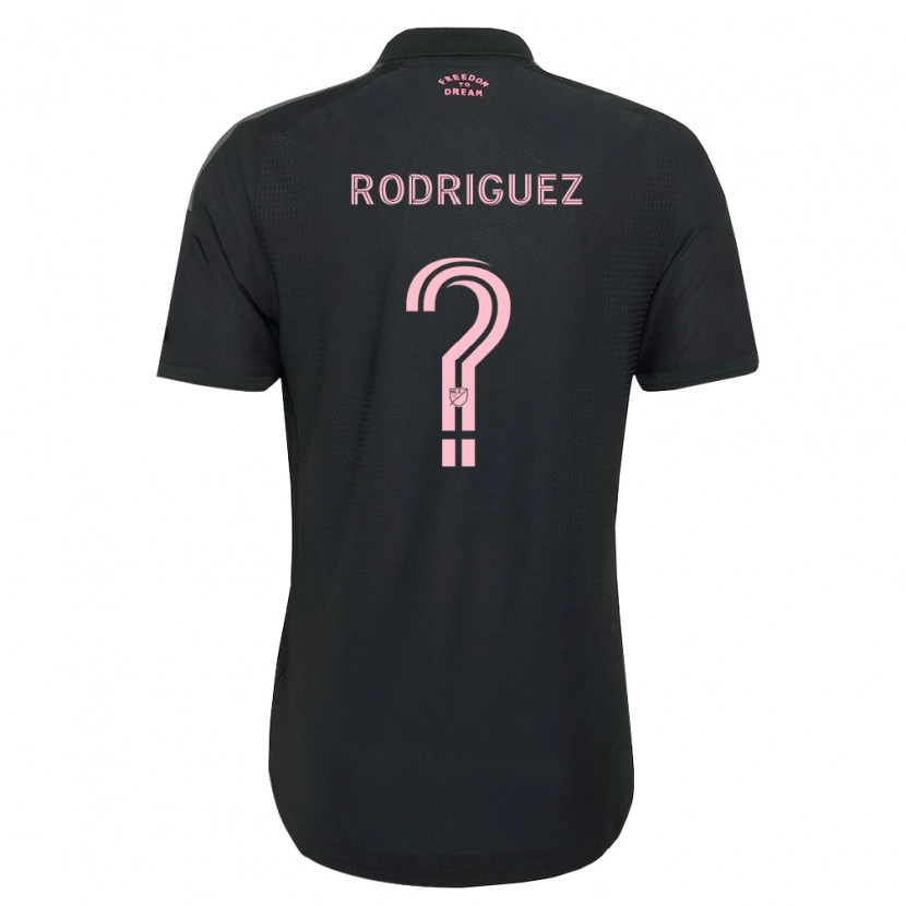 Danxen Niño Camiseta Emerson Rodríguez #0 Rosa Negro Blanco 2ª Equipación 2026/27 La Camisa México
