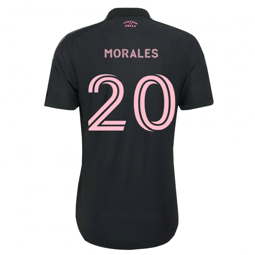 Danxen Niño Camiseta Santi Morales #20 Rosa Negro Blanco 2ª Equipación 2026/27 La Camisa México