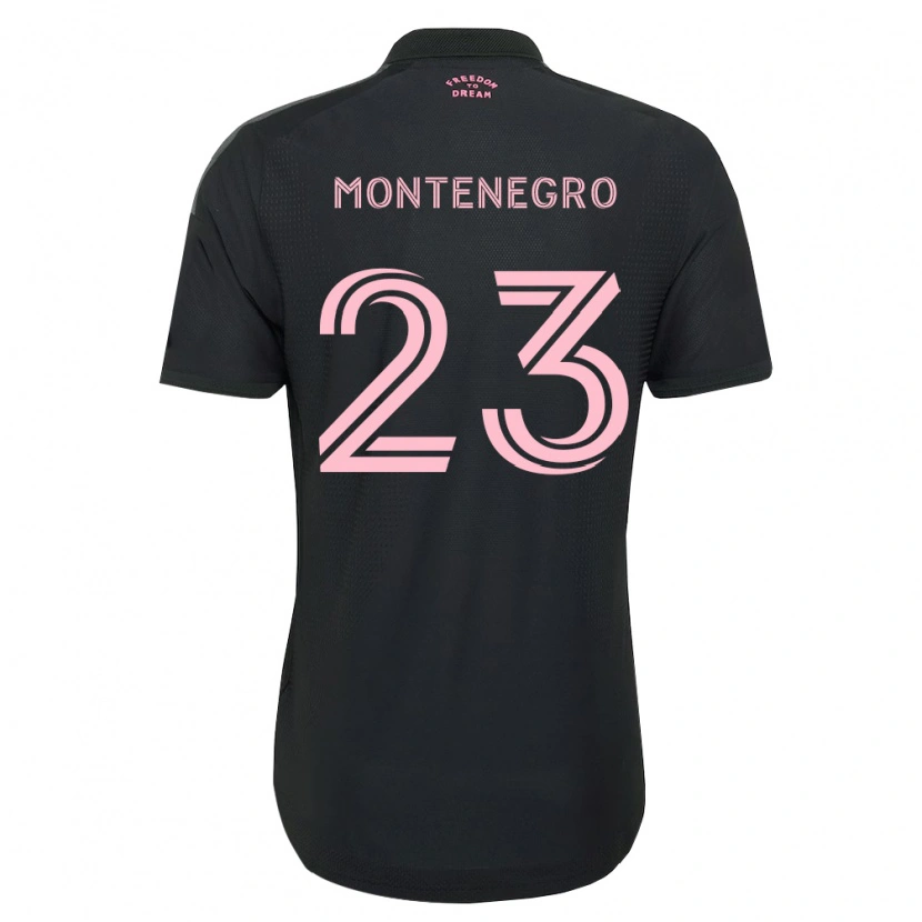 Danxen Niño Camiseta Ricardo Montenegro #23 Rosa Negro Blanco 2ª Equipación 2026/27 La Camisa México