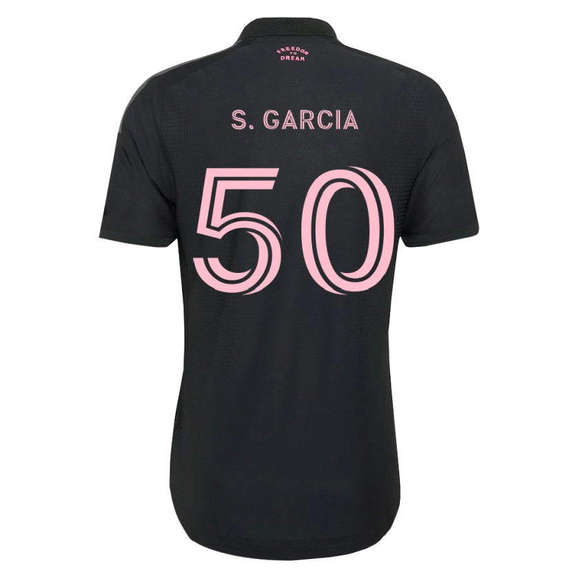 Danxen Niño Camiseta Santiago Garcia #50 Rosa Negro Blanco 2ª Equipación 2026/27 La Camisa México