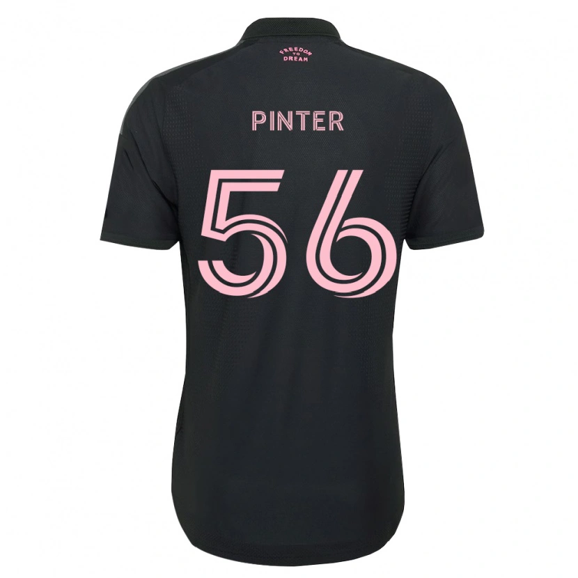 Danxen Niño Camiseta Dániel Pintér #56 Rosa Negro Blanco 2ª Equipación 2026/27 La Camisa México