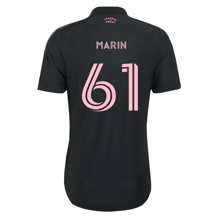 Danxen Niño Camiseta Matias Marin #61 Rosa Negro Blanco 2ª Equipación 2026/27 La Camisa México