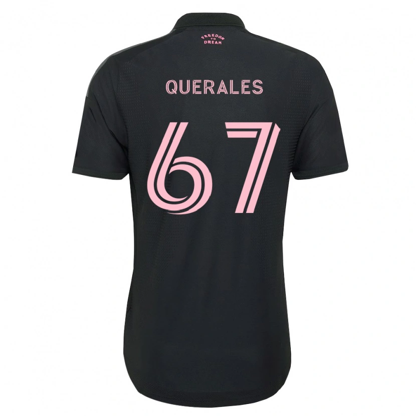 Danxen Niño Camiseta Arturo Querales #67 Rosa Negro Blanco 2ª Equipación 2026/27 La Camisa México