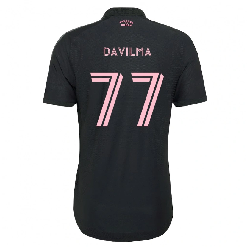 Danxen Niño Camiseta Kensly Davilma #77 Rosa Negro Blanco 2ª Equipación 2026/27 La Camisa México
