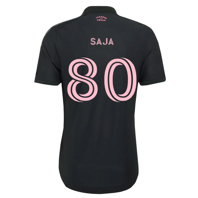 Danxen Niño Camiseta Mateo Saja #80 Rosa Negro Blanco 2ª Equipación 2026/27 La Camisa México