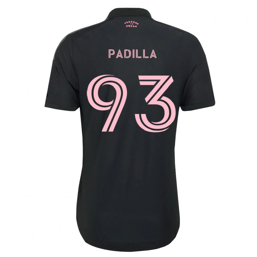Danxen Niño Camiseta Leandro Padilla #93 Rosa Negro Blanco 2ª Equipación 2026/27 La Camisa México