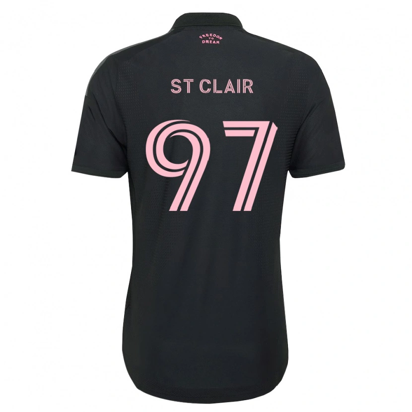 Danxen Niño Camiseta Dayne St. Clair #97 Rosa Negro Blanco 2ª Equipación 2026/27 La Camisa México