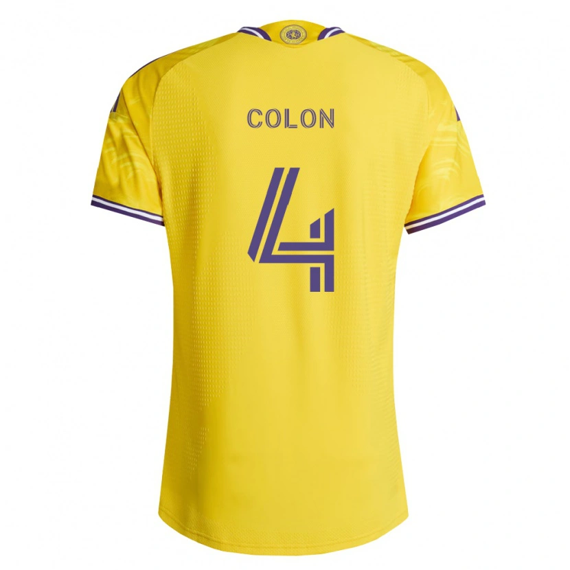 Danxen Niño Camiseta Xzavier Colon #4 Amarillo Morado 2ª Equipación 2026/27 La Camisa México