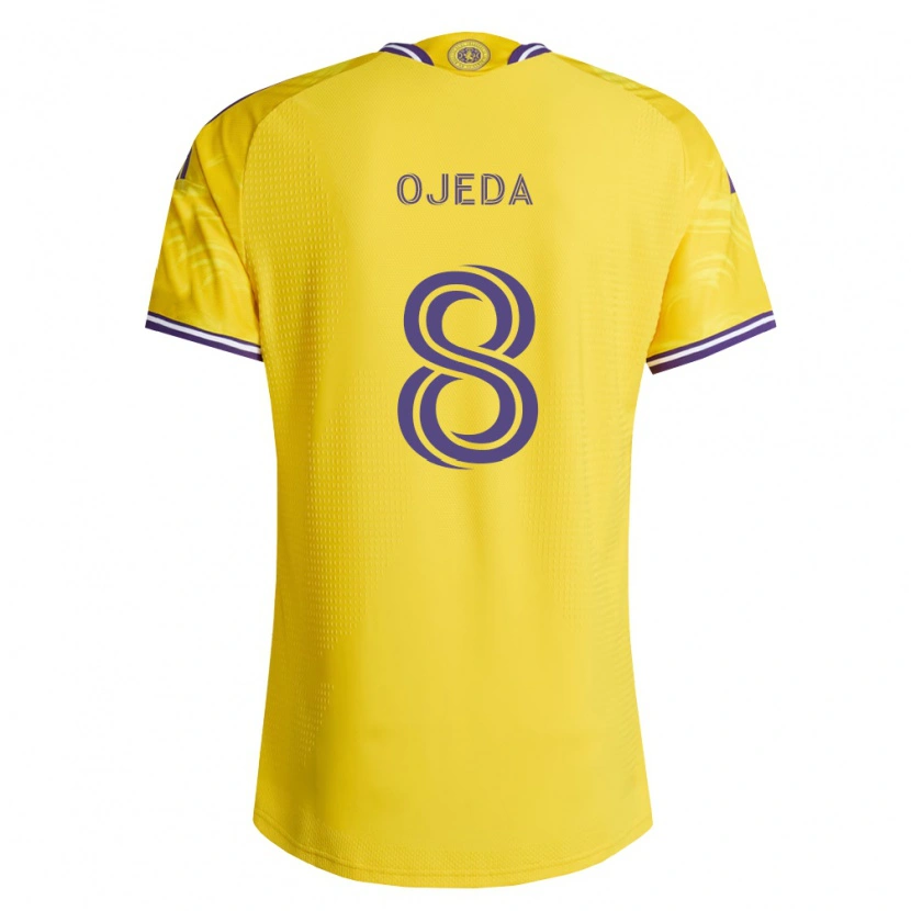 Danxen Niño Camiseta Braian Ojeda #8 Amarillo Morado 2ª Equipación 2026/27 La Camisa México