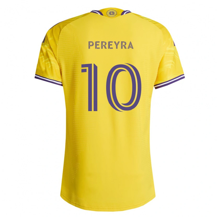 Danxen Niño Camiseta Mauricio Pereyra #10 Amarillo Morado 2ª Equipación 2026/27 La Camisa México
