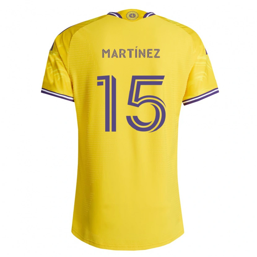 Danxen Niño Camiseta Antonio Martínez #15 Amarillo Morado 2ª Equipación 2026/27 La Camisa México