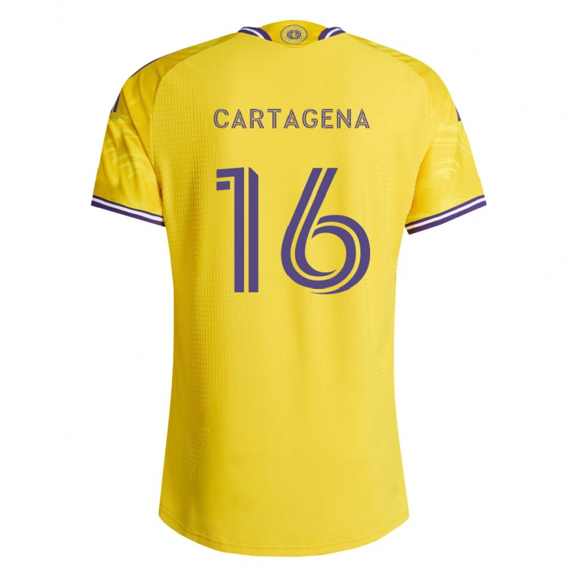Danxen Niño Camiseta Wilder Cartagena #16 Amarillo Morado 2ª Equipación 2026/27 La Camisa México