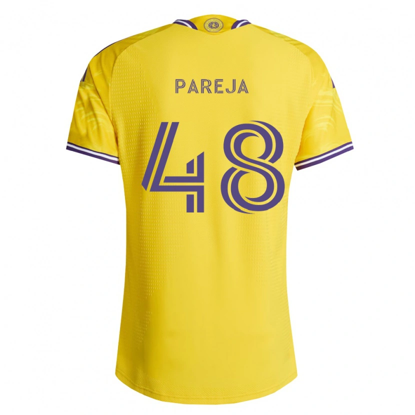 Danxen Niño Camiseta Diego Pareja #48 Amarillo Morado 2ª Equipación 2026/27 La Camisa México
