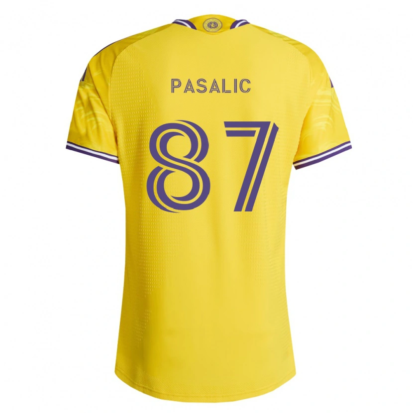 Danxen Niño Camiseta Marco Pašalić #87 Amarillo Morado 2ª Equipación 2026/27 La Camisa México