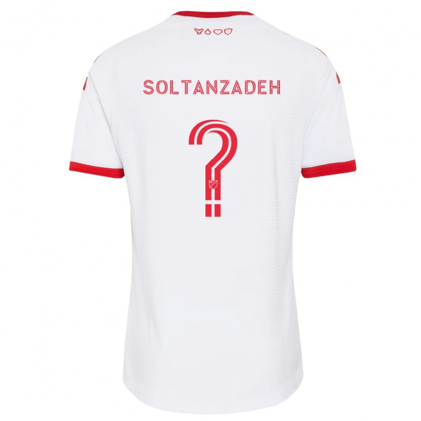Danxen Niño Camiseta Shayan Soltanzadeh #0 Blanco Rojo Negro 2ª Equipación 2026/27 La Camisa México